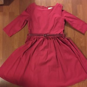 Lindy Bop fit and flare vintage-style red dress